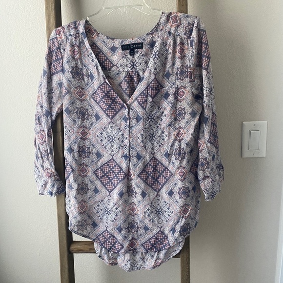 Fred David - blouse with buttons - Picture 1 of 5
